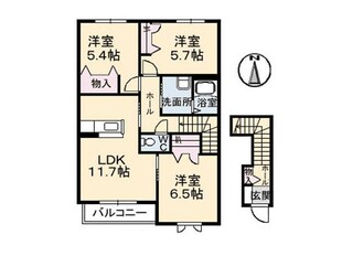 ブランドールＴＳの物件間取画像